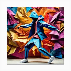 Origami Dancer 45 Canvas Print