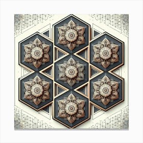 Geometric Pattern 9 Canvas Print