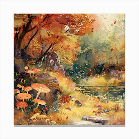 Beautiful Fall Scenery Canvas Print