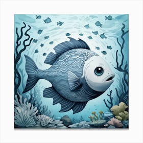 Fish In The Sea 1 Canvas Print