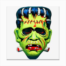 Halloween Monster Frankenstein Scary Family Couple Costume Canvas Print