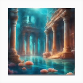 Underwater Palace 5 Canvas Print