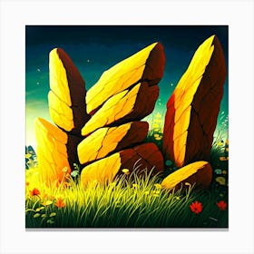 Rocky Landscape Canvas Print