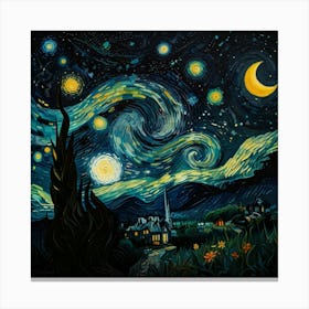 Starry Night 20 Canvas Print