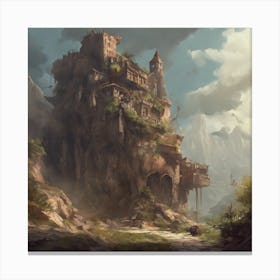 Fantasy Castle 92 Canvas Print