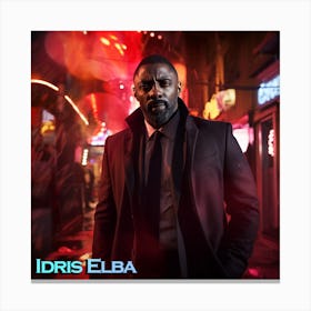 Idris Elba 2 Canvas Print