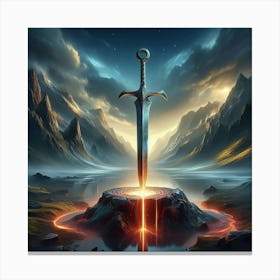 Sword In The Sky Canvas Print