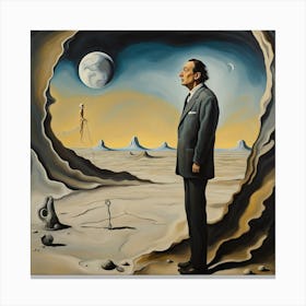 Man on The Moon  Canvas Print
