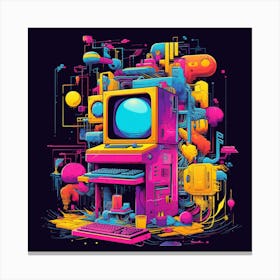 Computer Art Canvas Print