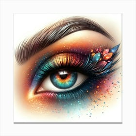 Colorful Eye 4 Canvas Print