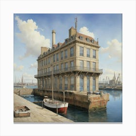 La Capitainerie Le Havre Art Print 0 Canvas Print