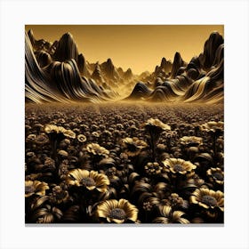 Golden Field 1 Canvas Print