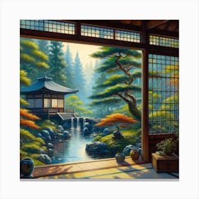 Japanese Garden Canvas Print