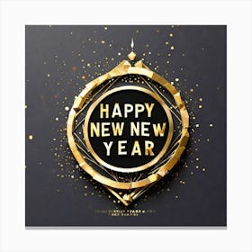 Happy New Year 88 Canvas Print