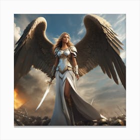 Battlefield Angel II Canvas Print