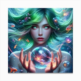 Mermaid 36 Canvas Print