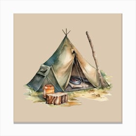 Teepee Canvas Print