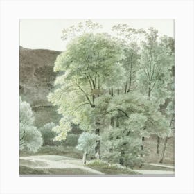 Joseph August Knip Trees In The Area Of Subiaco Canvas Print