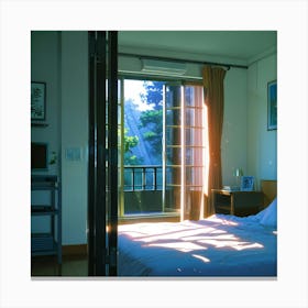 Bedroom With A View Canvas Print