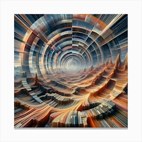 Abstract Fractal Art Canvas Print