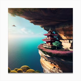 Asian Pagoda Canvas Print