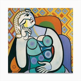 Le Rêve women Oil On Canvas Painting Canvas Print