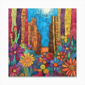 Flower City Canvas Print