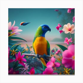 Lovely bird Canvas Print