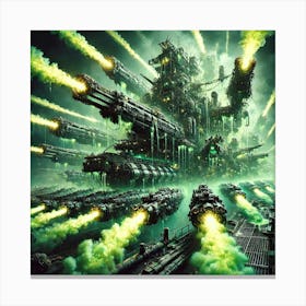 Vxs 7 Acidic Juggernaut Corrosive Weaponry Converted Canvas Print