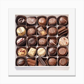 Chocolates In A Box 6 Canvas Print