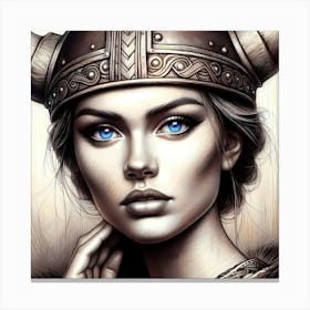 Portrait Artwork 127 Canvas Print