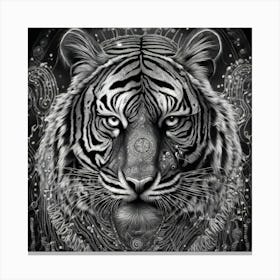 Tiger Face Canvas Print