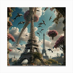 Eiffel Tower 1 Canvas Print