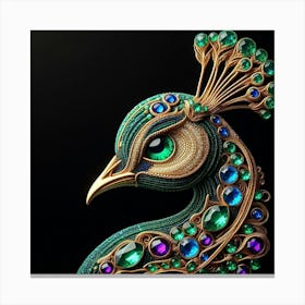 Beautiful Peacock 1 Canvas Print