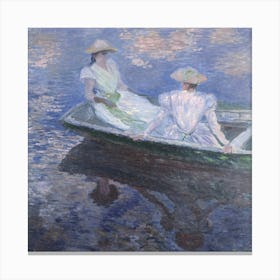 On The Boat Canvas Print