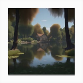 House In The Woods 9 Canvas Print