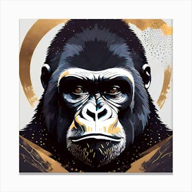 Gorilla Poster Canvas Print