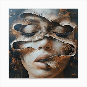 Social mask 1 Canvas Print