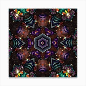Psychedelic Mandala 17 Canvas Print