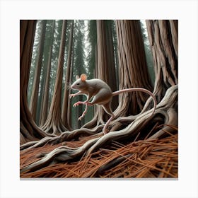 Rat In The Forest Canvas Print