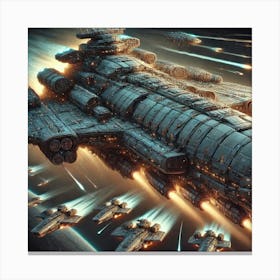 Tytan Class Dreadnought Iron Commonwealth Canvas Print