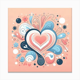 Heart Of Love Canvas Print