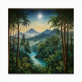 Jungle Mural Canvas Print