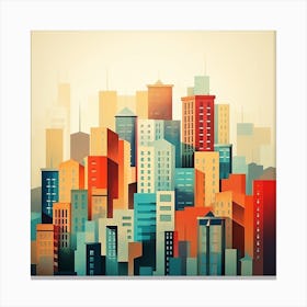 An Urban Sky Canvas Print