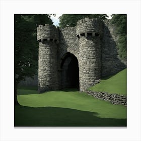 Castle Gate Canvas Print