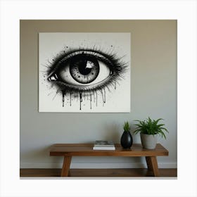 Eye Print Canvas Print