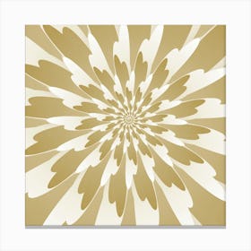 Spiral Flower Background Canvas Print