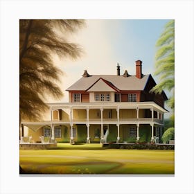 Country Home Canvas Print
