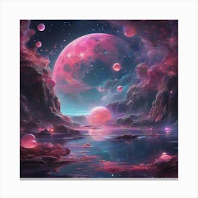 A Luminous Neon Canvas Print