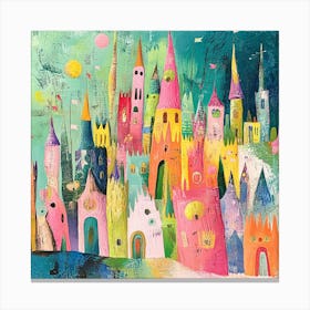 Csgboss Envision A Vibrant Surreal Childrens Book Illustration 7 Canvas Print